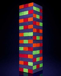 Giant Glow in Dark Jenga 2ft Tall